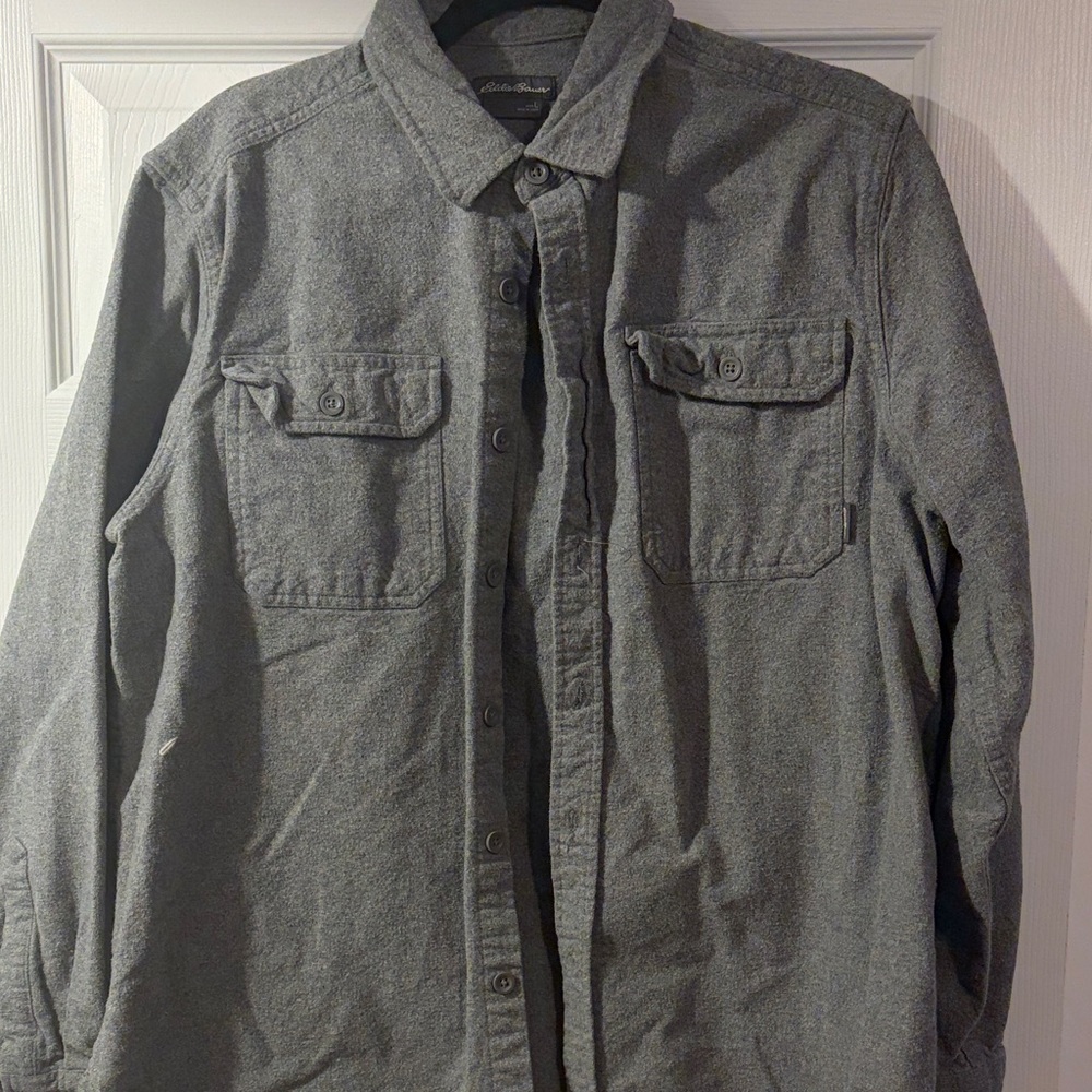 Eddie Bauer Heather Gray Shirt